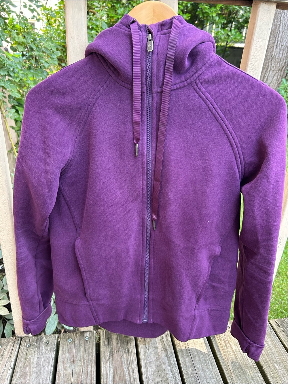 lululemon athletica Purple Full-Zip Hooded Sweatshirt